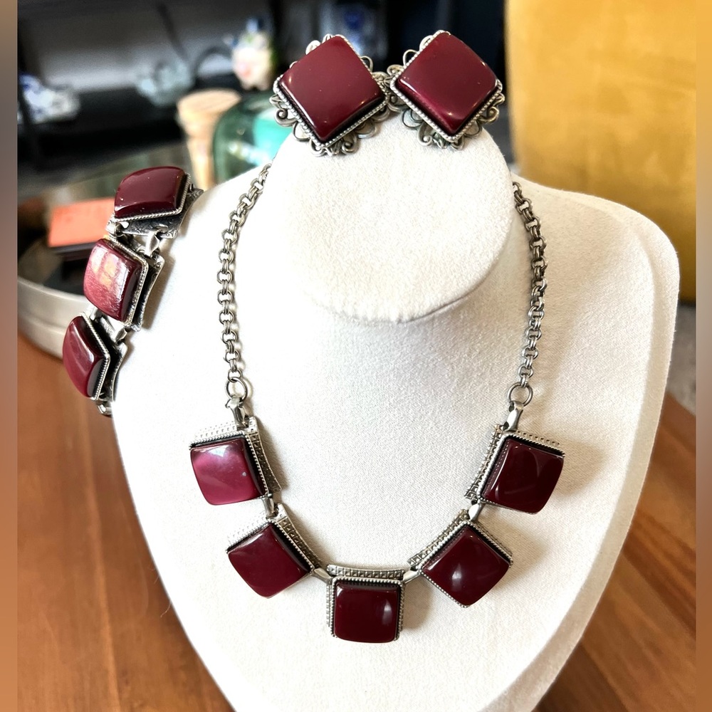 Vintage Three Piece Costume Jewelry Set